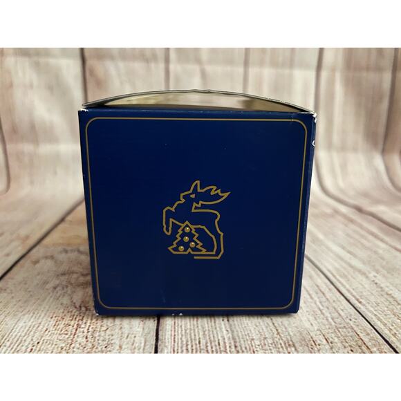 KREBS LAUSCHA CAT BLOWN GLASS CHRISTMAS TREE ORNAMENT GERMANY NEW IN BOX - Picture 7 of 9